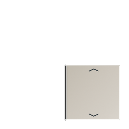 CJC Systems - Plaque version FLAT 1 bouton poussoir KNX