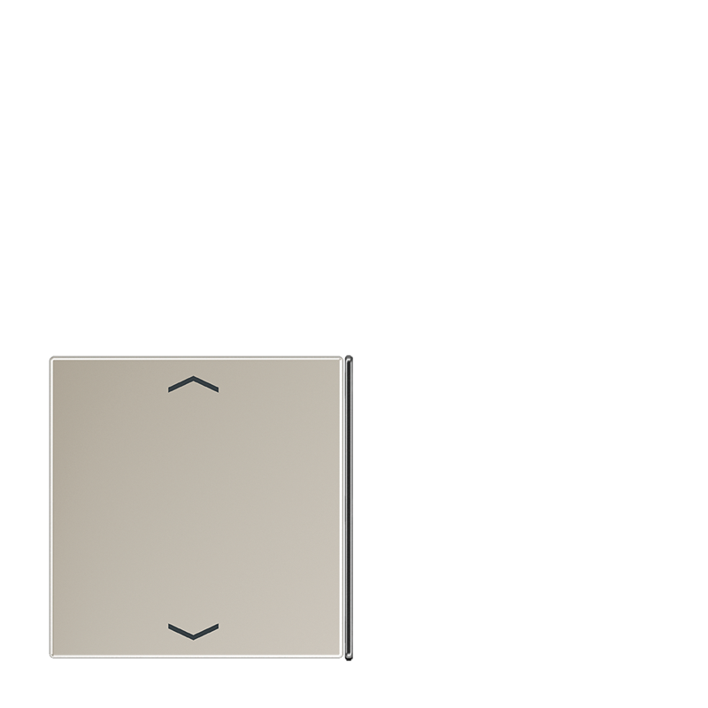 CJC Systems - Plaque version FLAT 1 bouton poussoir KNX