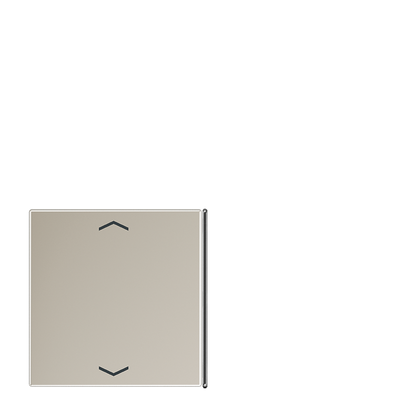 CJC Systems - Plaque version FLAT 1 bouton poussoir KNX