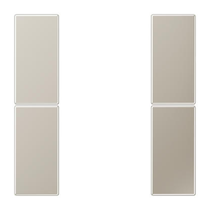 CJC Systems - Plaque version FLAT 1 bouton poussoir KNX