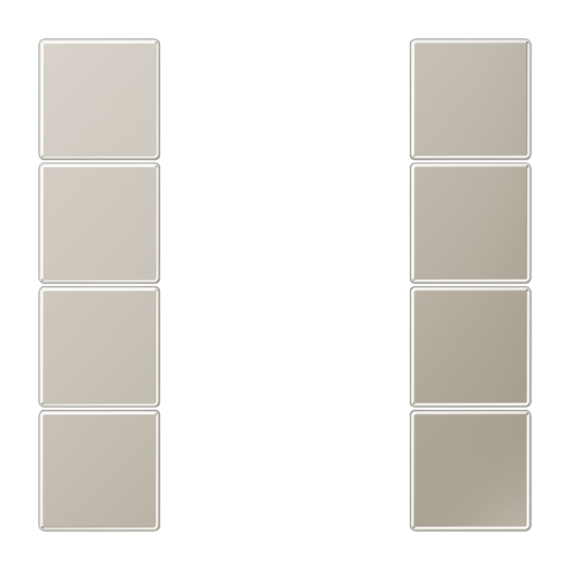 CJC Systems - Plaque version FLAT 1 bouton poussoir KNX