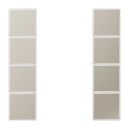 CJC Systems - Plaque version FLAT 1 bouton poussoir KNX