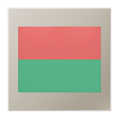 CJC Systems - Plaque version FLAT 1 bouton poussoir KNX