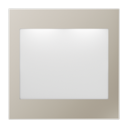 CJC Systems - Plaque version FLAT 1 bouton poussoir KNX