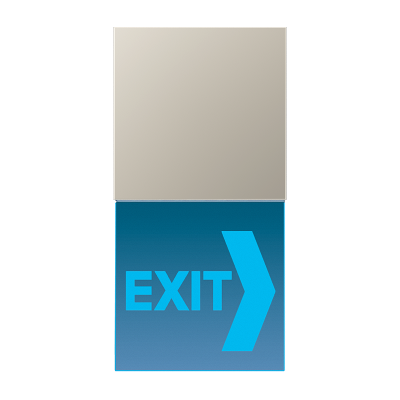 CJC Systems - Plaque version FLAT 1 bouton poussoir KNX