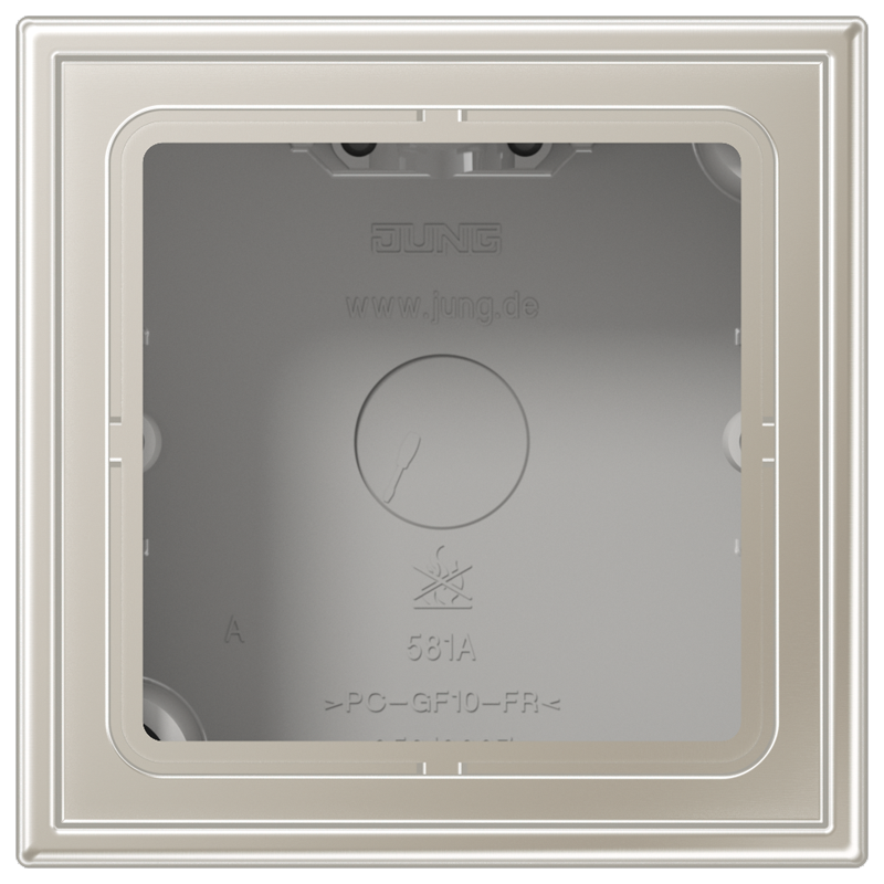 CJC Systems - Plaque version FLAT 1 bouton poussoir KNX