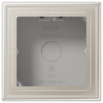 CJC Systems - Plaque version FLAT 1 bouton poussoir KNX