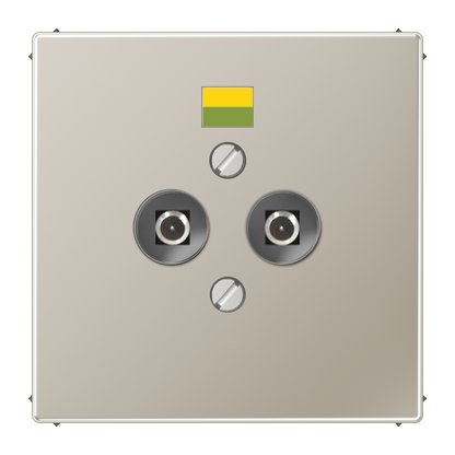 CJC Systems - Plaque version FLAT 1 bouton poussoir KNX