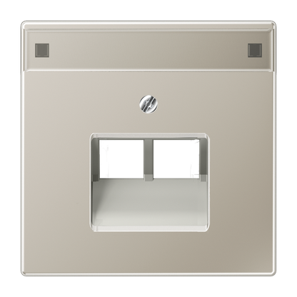 CJC Systems - Plaque version FLAT 1 bouton poussoir KNX