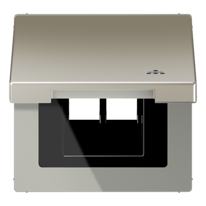 CJC Systems - Plaque version FLAT 1 bouton poussoir KNX