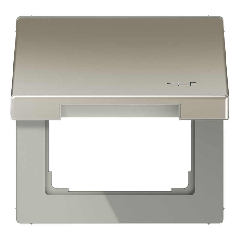 CJC Systems - Plaque version FLAT 1 bouton poussoir KNX