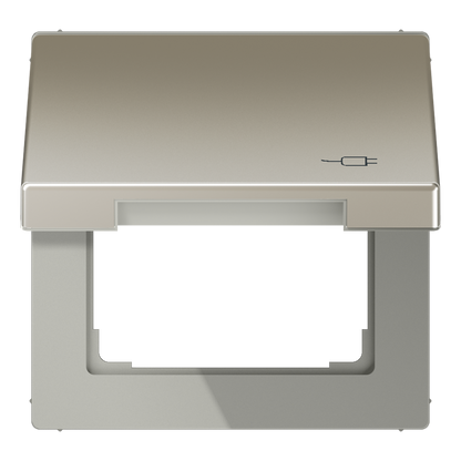 CJC Systems - Plaque version FLAT 1 bouton poussoir KNX