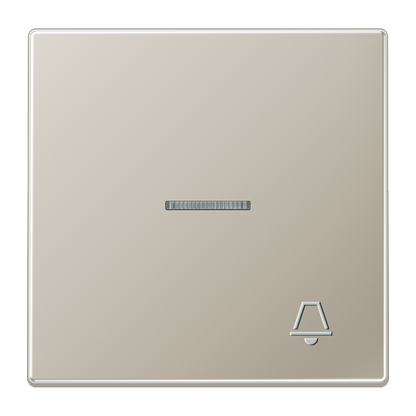 CJC Systems - Plaque version FLAT 1 bouton poussoir KNX