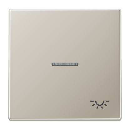CJC Systems - Plaque version FLAT 1 bouton poussoir KNX
