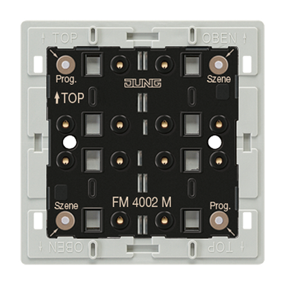 CJC Systems - Plaque version FLAT 2-1 boutons poussoir KNX