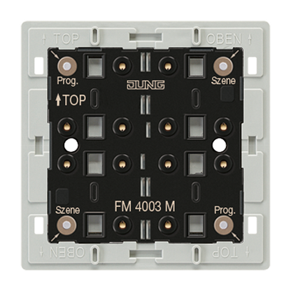 CJC Systems - Plaque version FLAT 2-1 boutons poussoir KNX