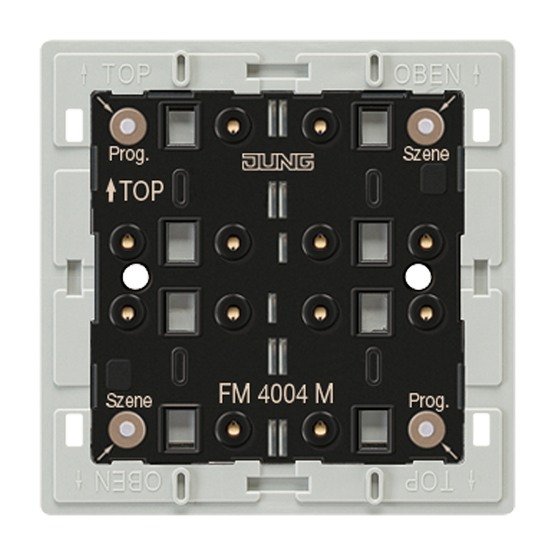 CJC Systems - Plaque version FLAT 2-1 boutons poussoir KNX