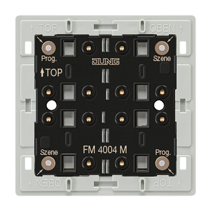CJC Systems - Plaque version FLAT 2-1 boutons poussoir KNX