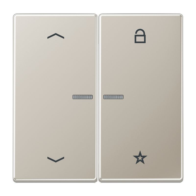 CJC Systems - Plaque version FLAT 2-4 boutons poussoir KNX