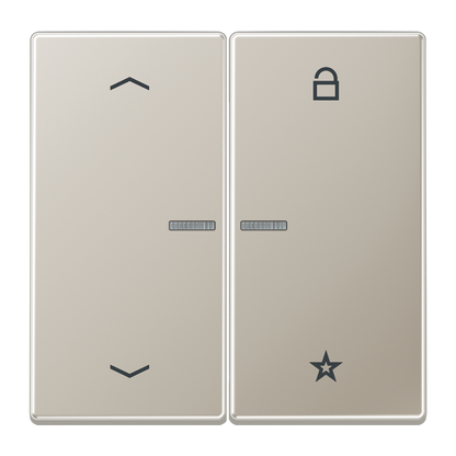 CJC Systems - Plaque version FLAT 2-4 boutons poussoir KNX