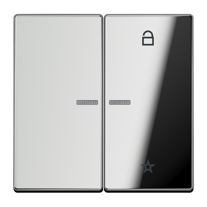 CJC Systems - Plaque version FLAT 2-4 boutons poussoir KNX