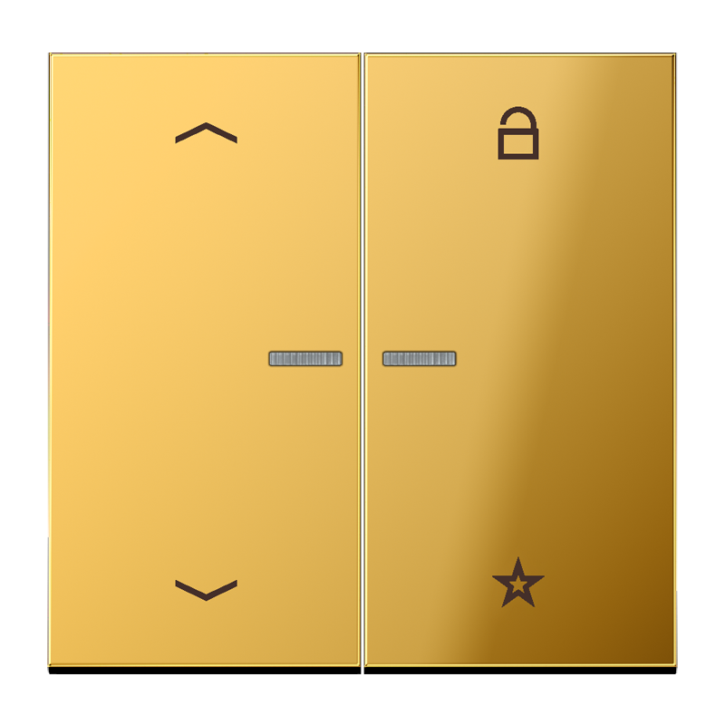 CJC Systems - Plaque version FLAT 2-4 boutons poussoir KNX