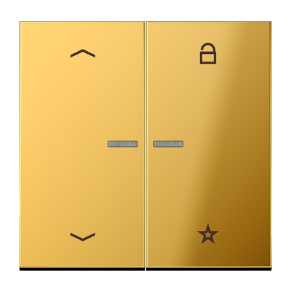 CJC Systems - Plaque version FLAT 2-4 boutons poussoir KNX