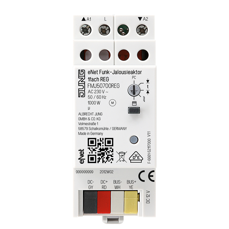 CJC Systems - Plaque version FLAT 2-4 boutons poussoir KNX