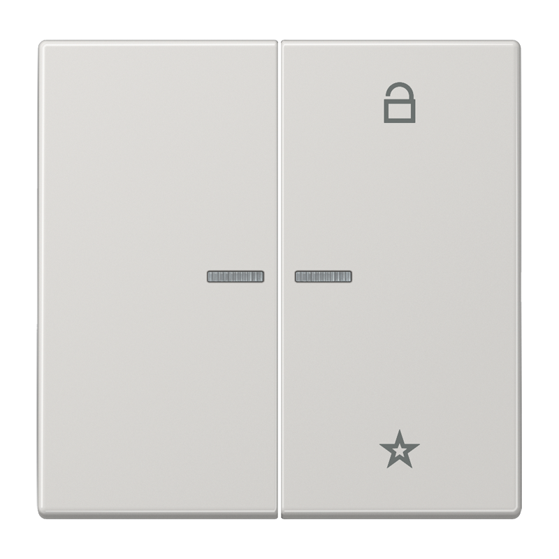 CJC Systems - Plaque version FLAT 2-4 boutons poussoir KNX