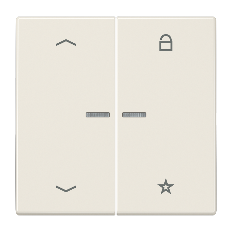 CJC Systems - Plaque version FLAT 2-4 boutons poussoir KNX