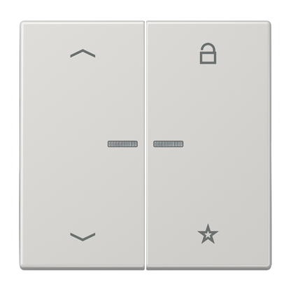 CJC Systems - Plaque version FLAT 2-4 boutons poussoir KNX