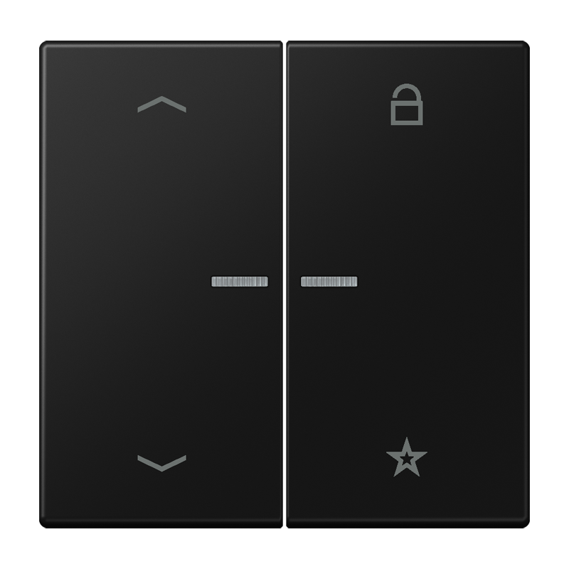 CJC Systems - Plaque version FLAT 2-4 boutons poussoir KNX