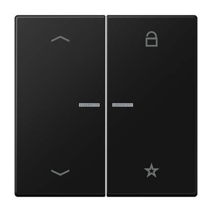 CJC Systems - Plaque version FLAT 2-4 boutons poussoir KNX