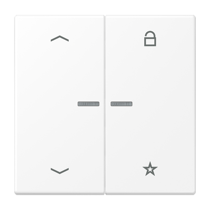 CJC Systems - Plaque version FLAT 2-4 boutons poussoir KNX
