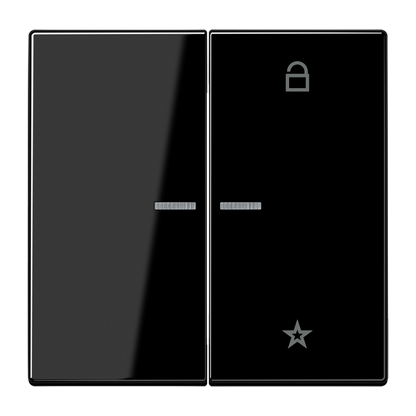 CJC Systems - Plaque version FLAT 2-4 boutons poussoir KNX