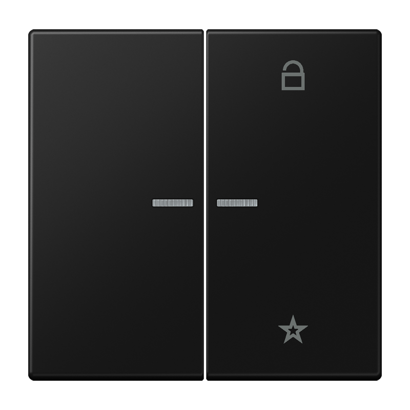 CJC Systems - Plaque version FLAT 2-4 boutons poussoir KNX