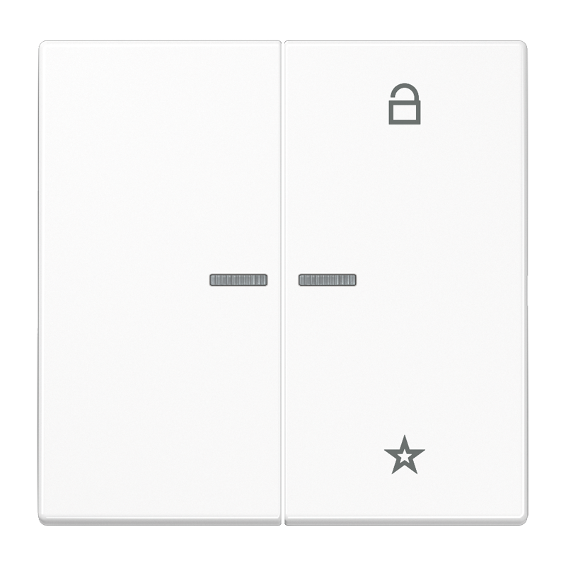CJC Systems - Plaque version FLAT 2-4 boutons poussoir KNX