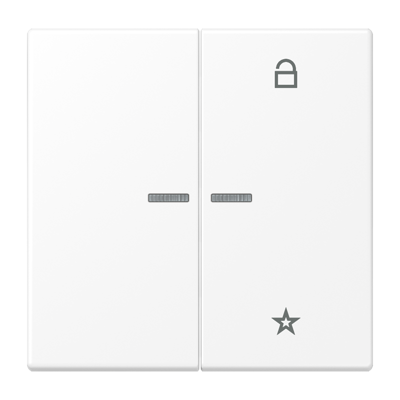 CJC Systems - Plaque version FLAT 2-4 boutons poussoir KNX