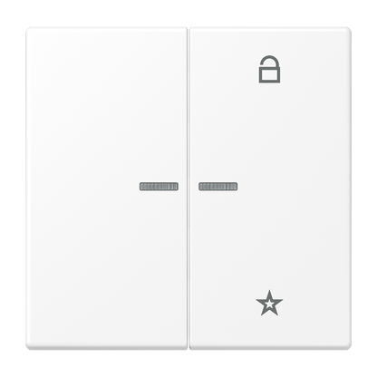 CJC Systems - Plaque version FLAT 2-4 boutons poussoir KNX