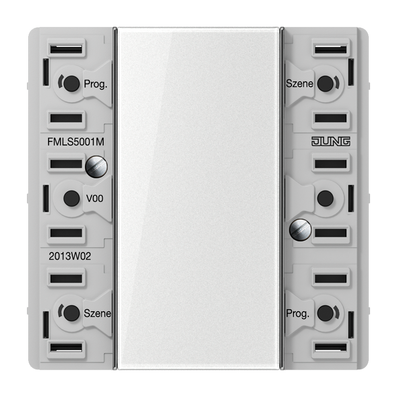 CJC Systems - Plaque version FLAT 2-4 boutons poussoir KNX