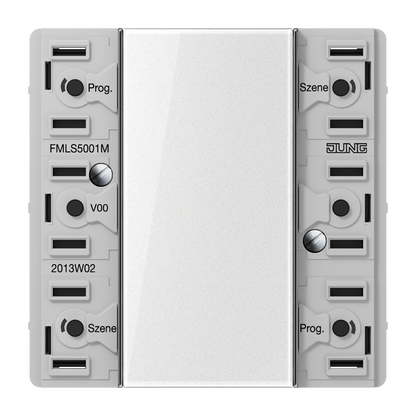 CJC Systems - Plaque version FLAT 2-4 boutons poussoir KNX