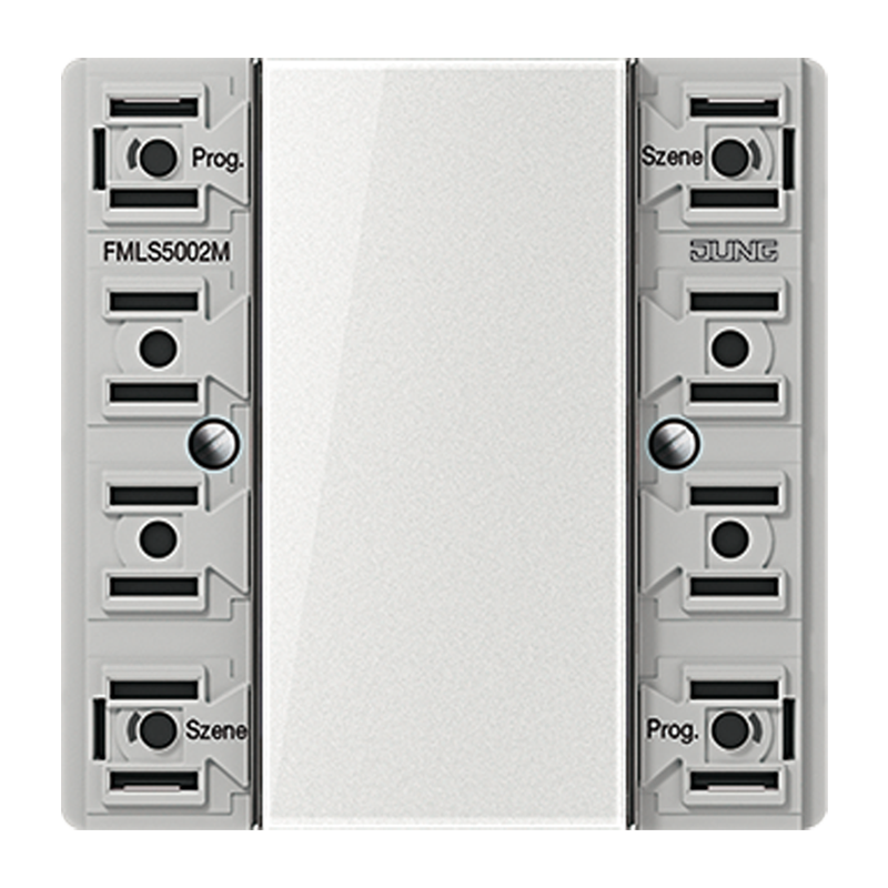 CJC Systems - Plaque version FLAT 2-4 boutons poussoir KNX