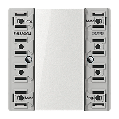 CJC Systems - Plaque version FLAT 2-4 boutons poussoir KNX