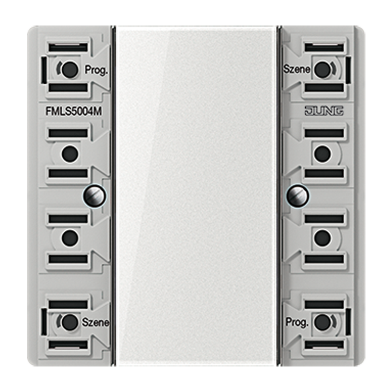 CJC Systems - Plaque version FLAT 2-4 boutons poussoir KNX