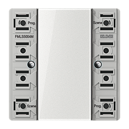 CJC Systems - Plaque version FLAT 2-4 boutons poussoir KNX