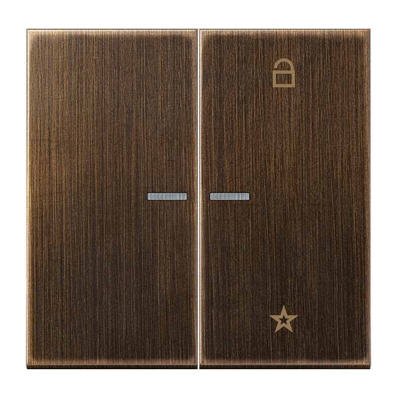 CJC Systems - Plaque version FLAT 2-4 boutons poussoir KNX