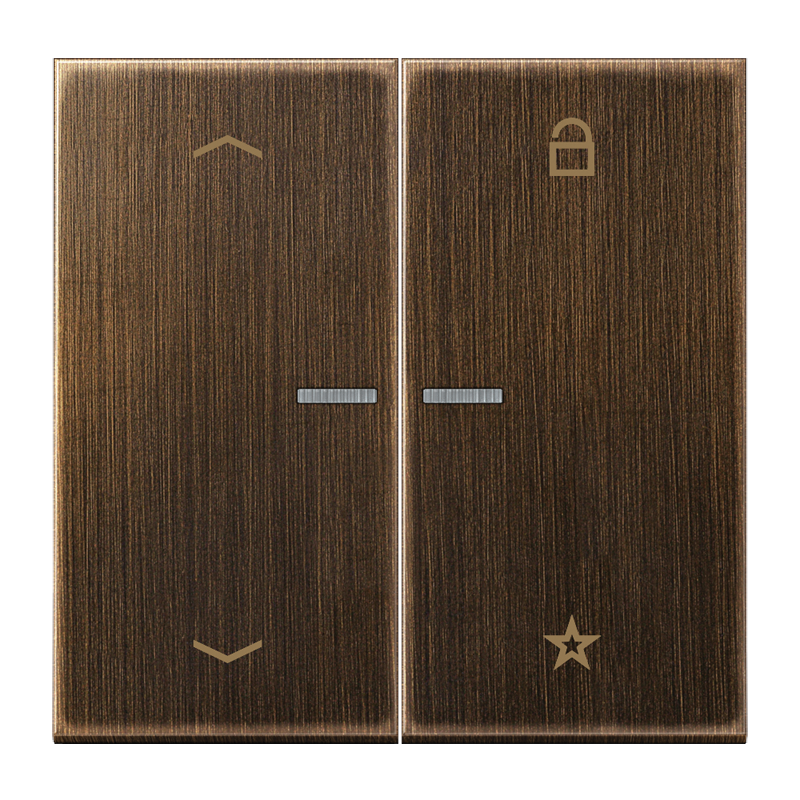 CJC Systems - Plaque version FLAT 2-4 boutons poussoir KNX