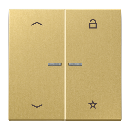 CJC Systems - Plaque version FLAT 2-4 boutons poussoir KNX