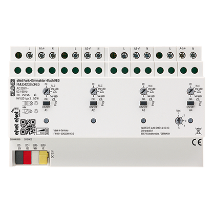 CJC Systems - Plaque version FLAT 2-4 boutons poussoir KNX