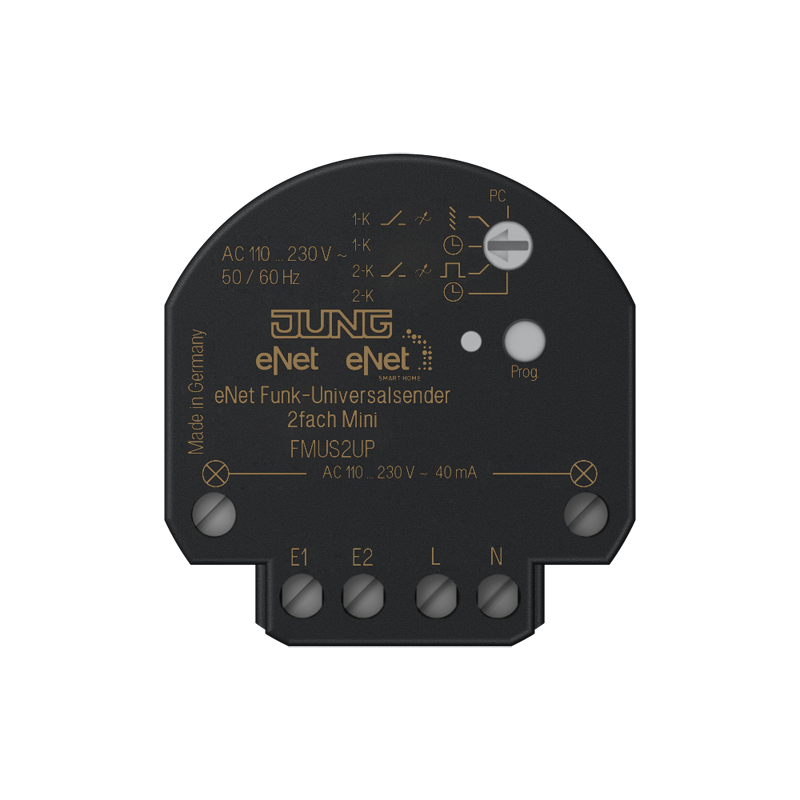 CJC Systems - Plaque version FLAT 2-4 boutons poussoir KNX